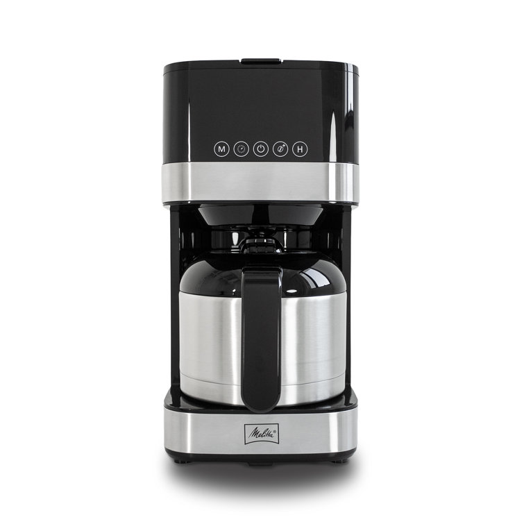 Sleek 8-Cup Stainless Steel Programmable Drip Coffee Maker with Thermal Carafe