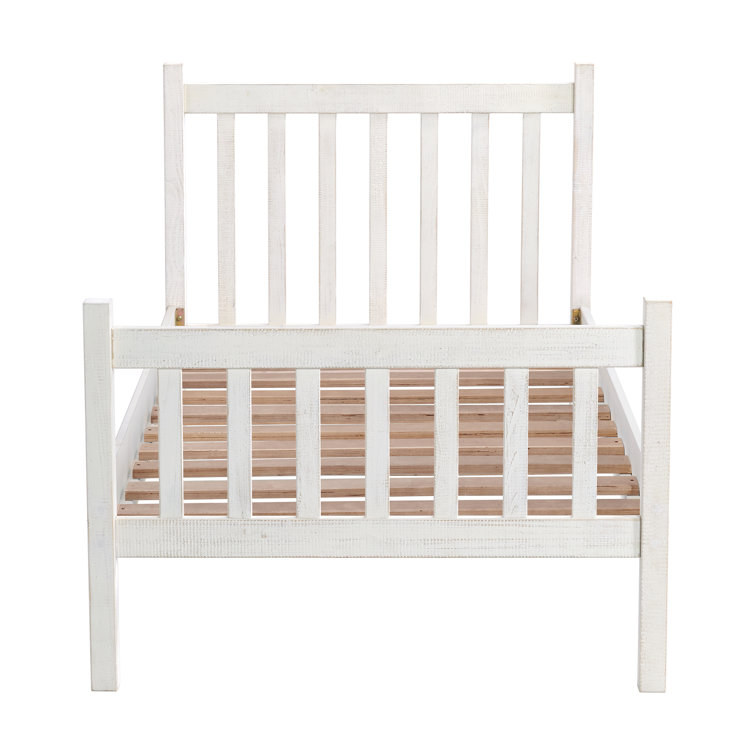 Windsor Beige Pine Wood Twin Bedroom Set with Nightstands