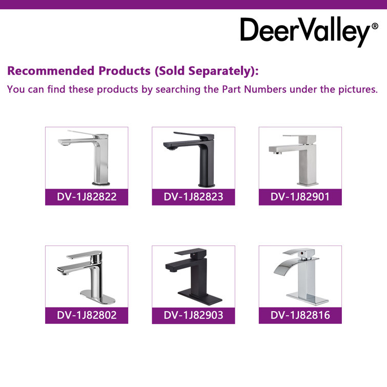 DeerValley Oval White Ceramic Undermount Bathroom Sink with Overflow