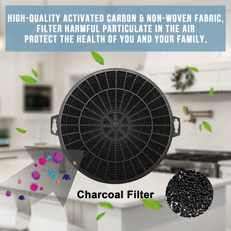 Akicon 36" Stainless Steel 600 CFM Ducted (Vented) Insert Range Hood with Charcoal Filter