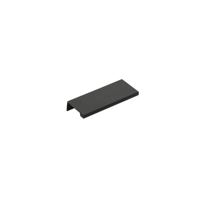 Flat Black 8" Center to Center Modern Cabinet Edge Pull