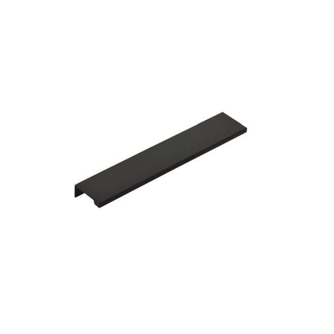 Flat Black 8" Center to Center Modern Cabinet Edge Pull