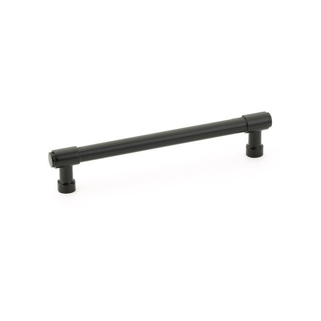 8" Flat Black Industrial Modern Cabinet Pull