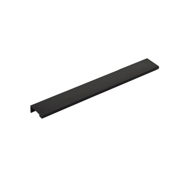Flat Black 8" Center to Center Modern Cabinet Edge Pull