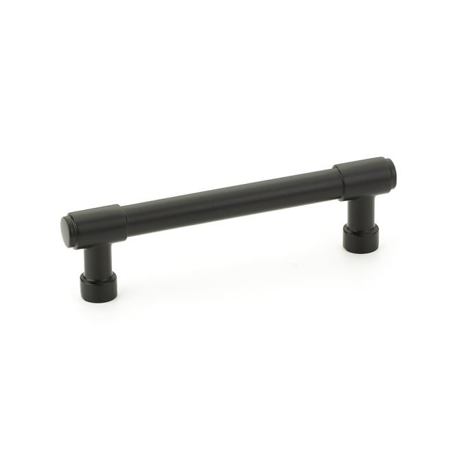8" Flat Black Industrial Modern Cabinet Pull
