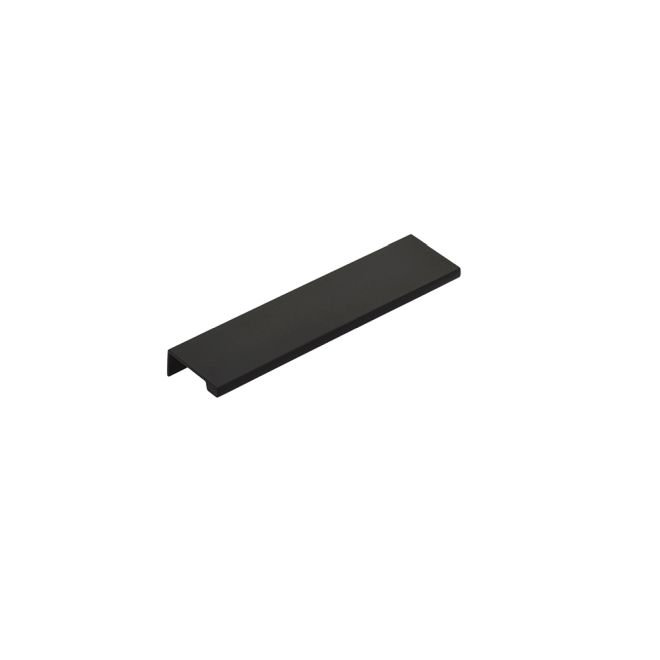 Flat Black 8" Center to Center Modern Cabinet Edge Pull