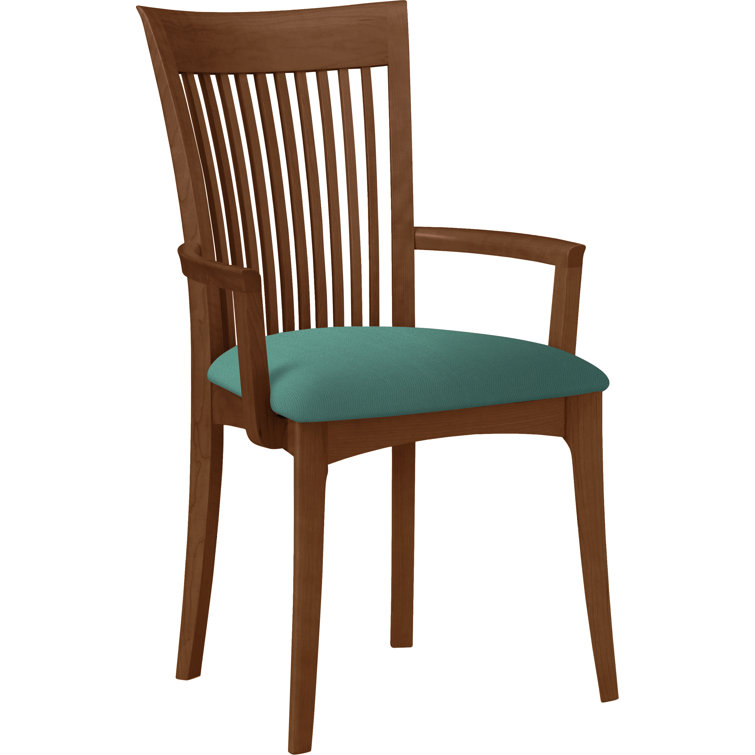 Saddle Cherry Wood Slat Sarah Arm Chair