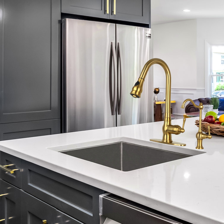 Brushed Gold Single Handle Drinking Water Faucet