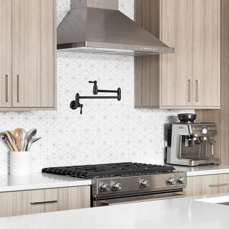 Matte Black Brass Wall-Mounted Pot Filler Faucet