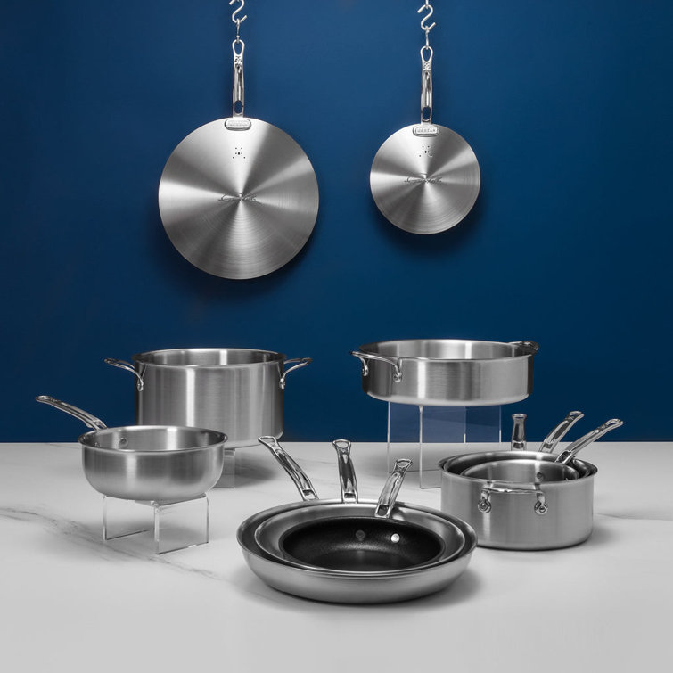 ProBond 10-Piece Stainless Steel Non-Stick Cookware Set