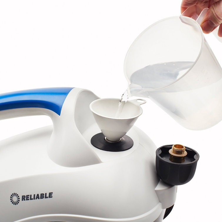 Brio 220CC White and Blue Canister Steam Cleaner with Accessory Kit