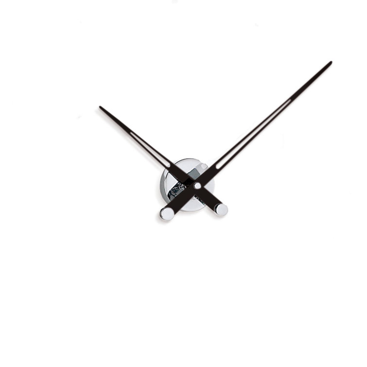 Axioma Black Metal Minimalist Wall Clock with German Mechanism