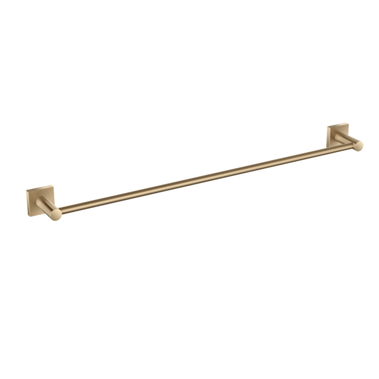 Ventus 24-Inch Brushed Gold Wall Mounted Towel Bar