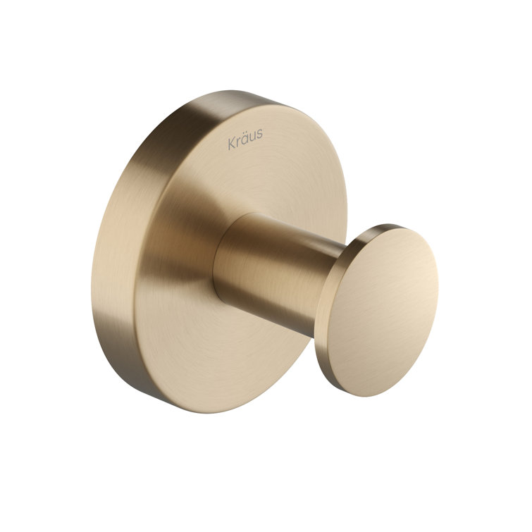 Elie Brushed Gold Wall Mounted Towel Hook