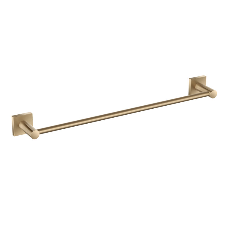 Ventus 18" Brushed Gold Wall Mounted Towel Bar