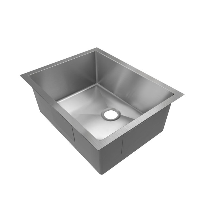 Sinber 23" Stainless Steel Drop-In Single Bowl Kitchen Sink