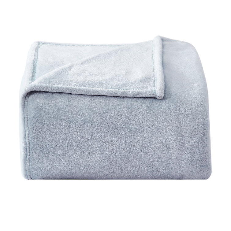 Full Pastel Blue Ultra Soft Plush Fleece Blanket