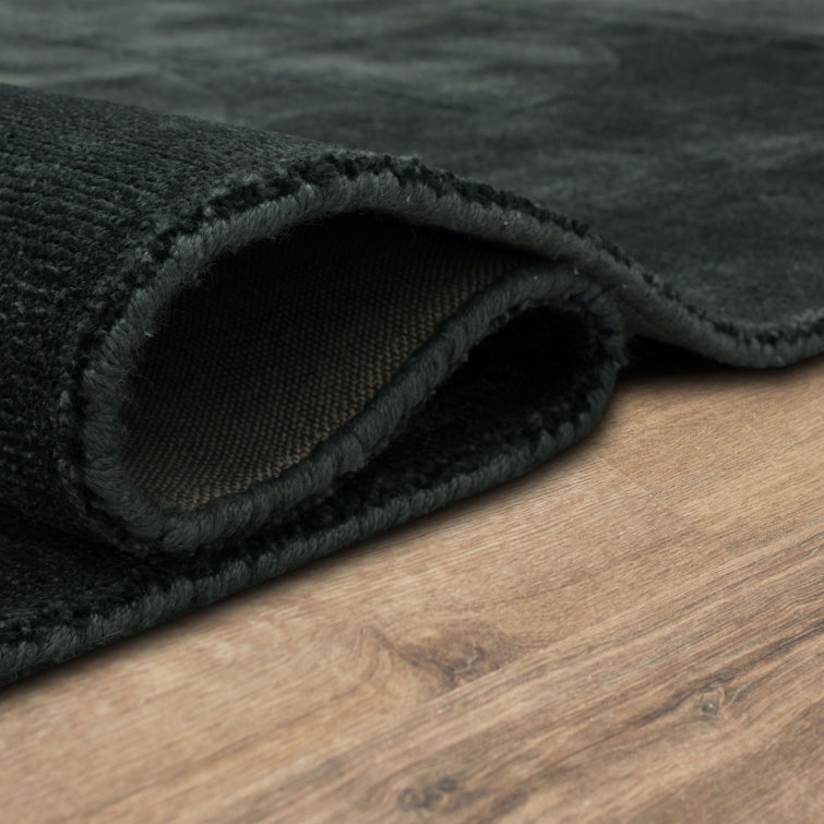 Twilight Geometric Handmade Wool-Blend 4' x 6' Area Rug