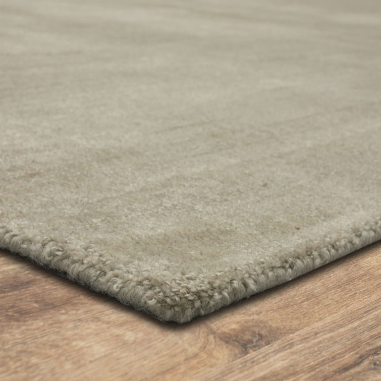 Luna Cream 4' x 6' Geometric Wool Area Rug