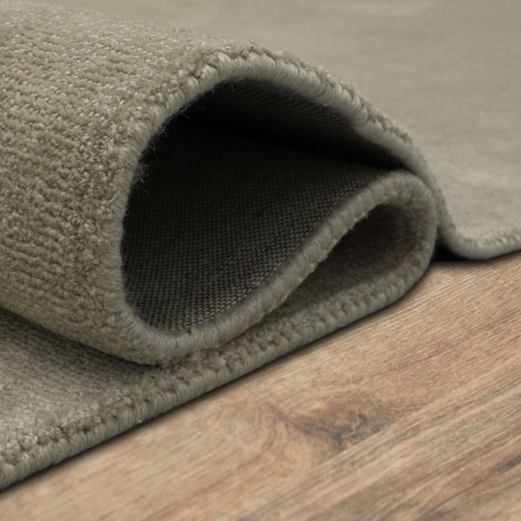 Luna Cream 4' x 6' Geometric Wool Area Rug