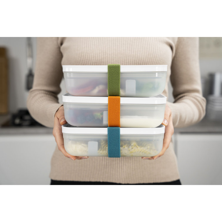 Large Semi-Transparent Plastic Vacuum Sealed Lunch Box