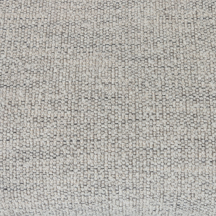 Light Grey Sling Armchair with Gunmetal Frame