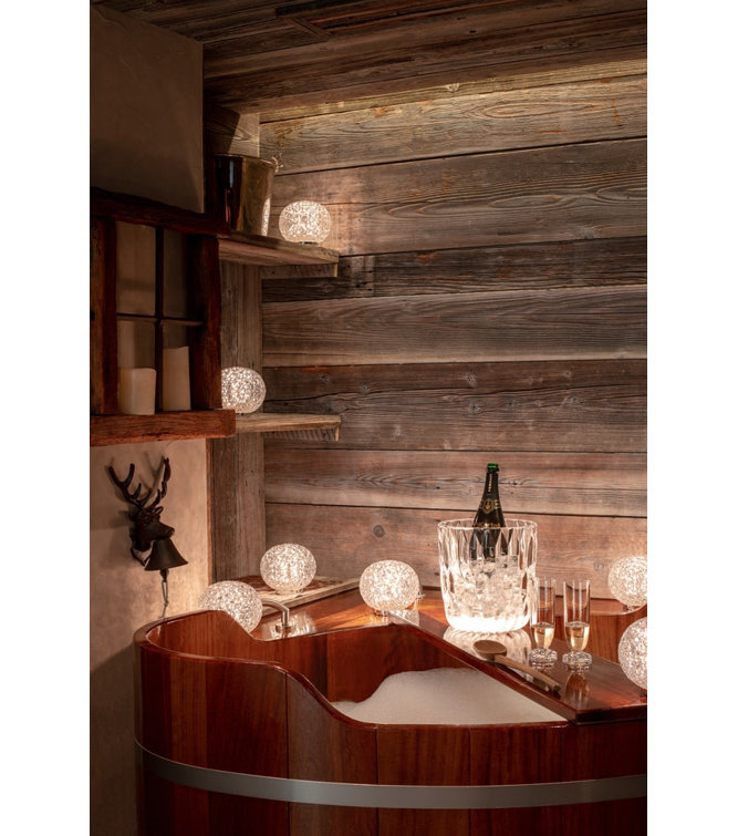 Planet Crystal LED Outdoor Table Lamp by Tokujin Yoshioka