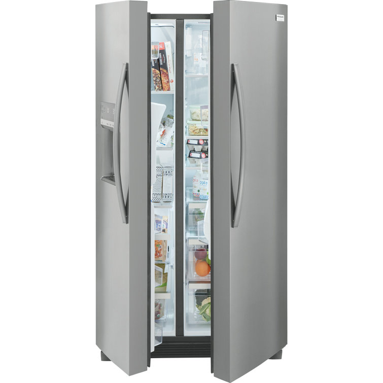 Frigidaire 36" Stainless Steel Side-by-Side Refrigerator with Ice Maker
