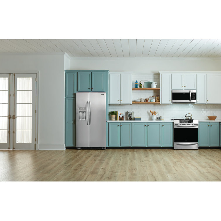 Frigidaire 36" Stainless Steel Side-by-Side Refrigerator with Ice Maker