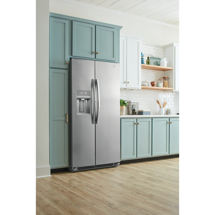 Frigidaire 36" Stainless Steel Side-by-Side Refrigerator with Ice Maker
