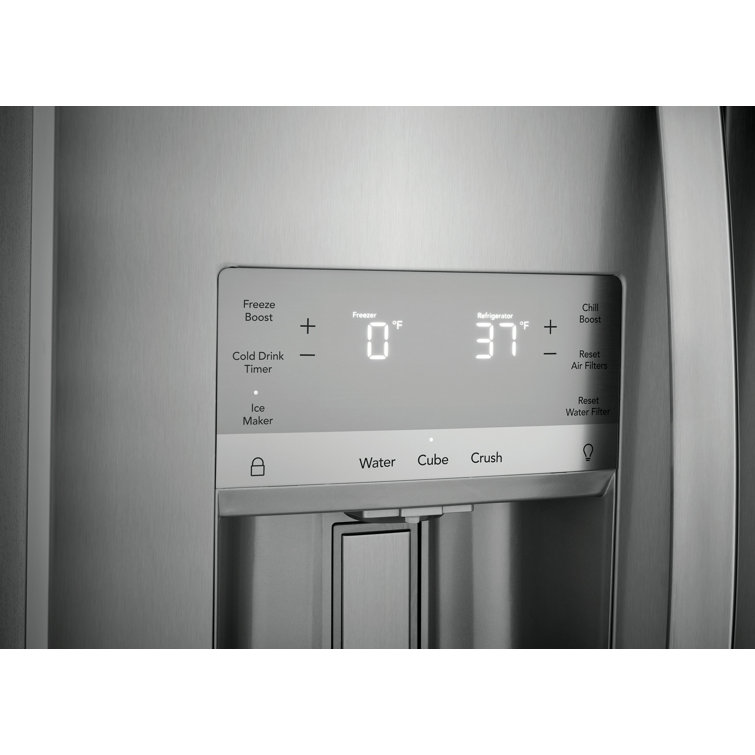 Frigidaire 36" Stainless Steel Side-by-Side Refrigerator with Ice Maker
