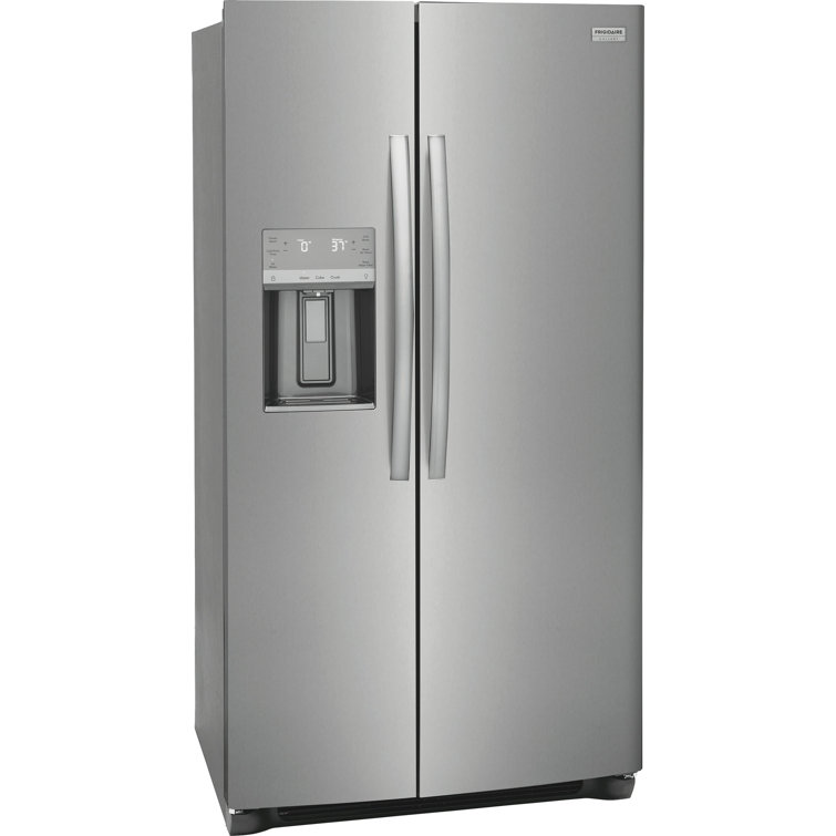 Frigidaire 36" Stainless Steel Side-by-Side Refrigerator with Ice Maker