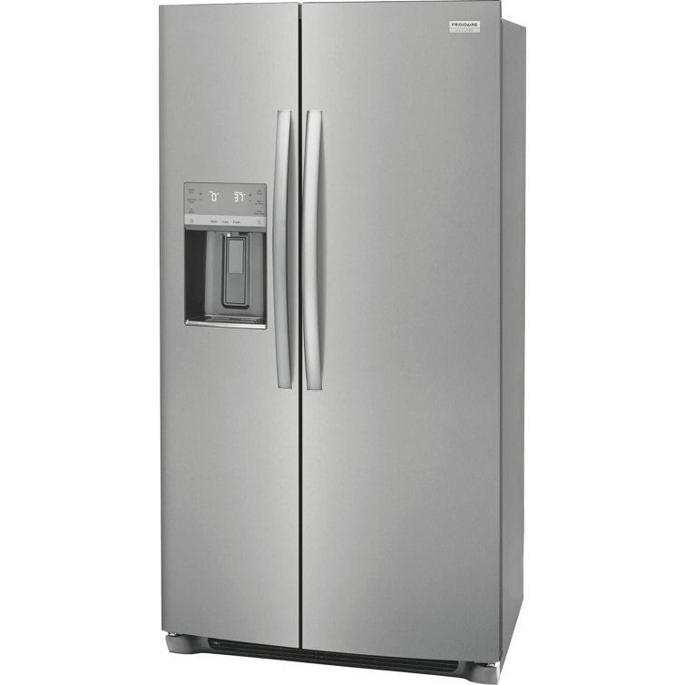 Frigidaire 36" Stainless Steel Side-by-Side Refrigerator with Ice Maker