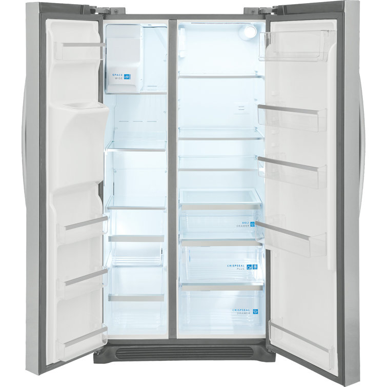 Frigidaire 36" Stainless Steel Side-by-Side Refrigerator with Ice Maker