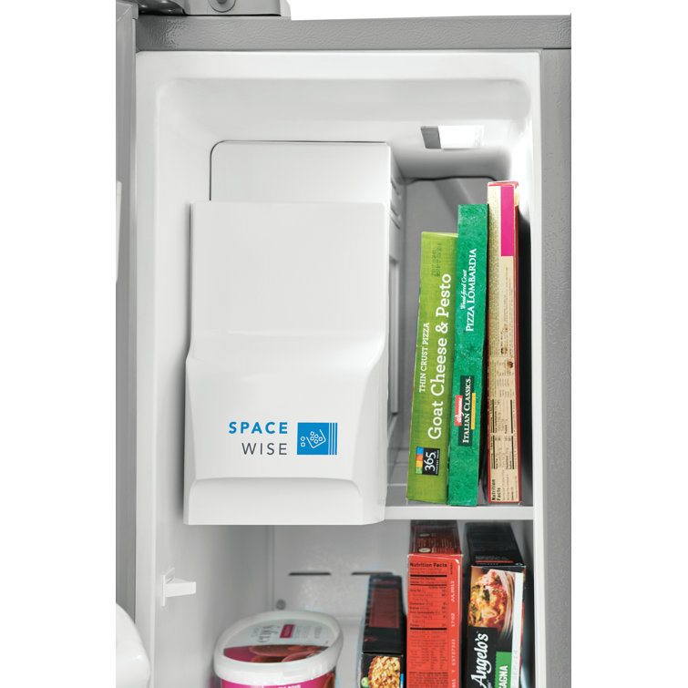 36" Stainless Steel Side-by-Side Refrigerator with Ice Maker
