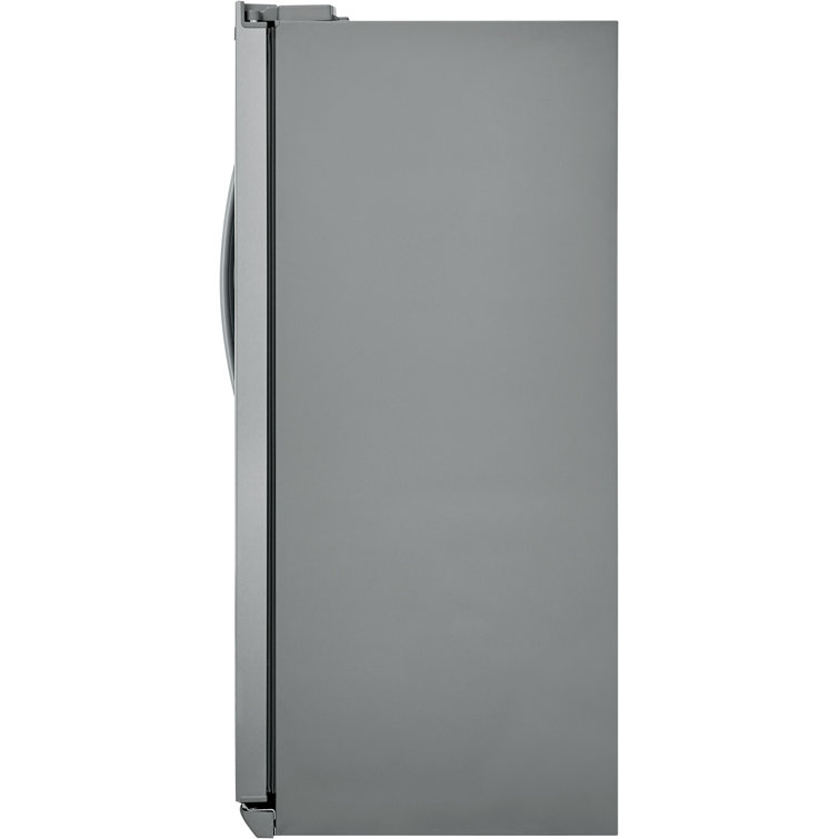 36" Stainless Steel Side-by-Side Refrigerator with Ice Maker