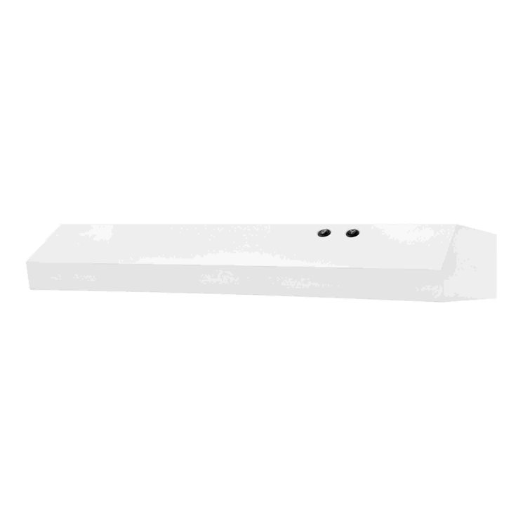 White 30" Convertible Under Cabinet Range Hood with Charcoal Filter
