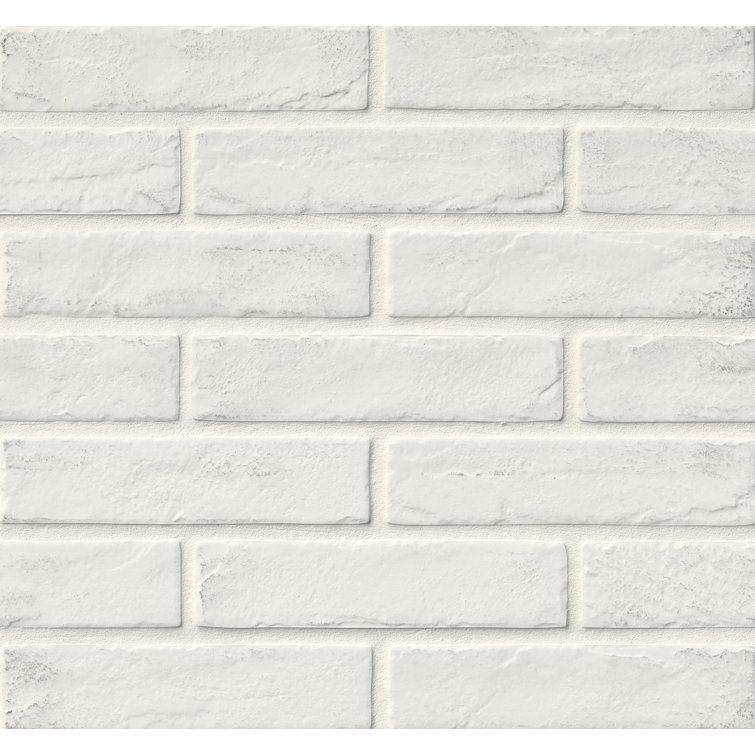 Capella Ivory Matte Porcelain Brick Wall and Floor Tile