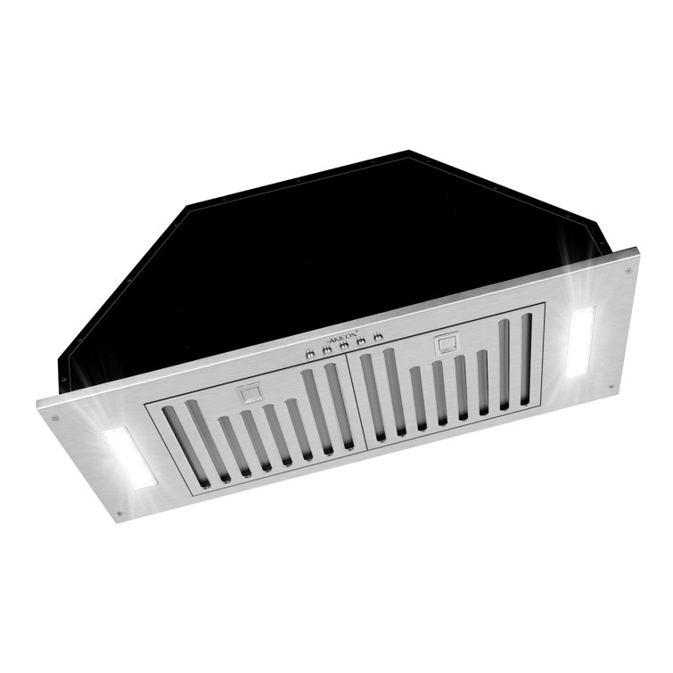 30" Stainless Steel Range Hood Insert with Charcoal Filter and LED Lights