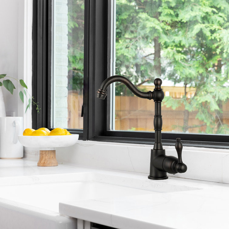 Oil Rubbed Bronze Antique Brass Kitchen Water Filter Faucet