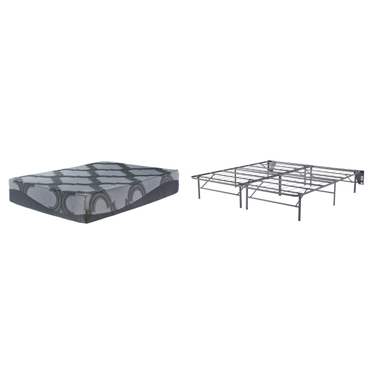 King 14-Inch Hybrid Gel Memory Foam Mattress with Boxspring