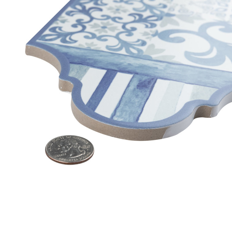 Royal Garden Blue and White Porcelain Wall and Floor Tile