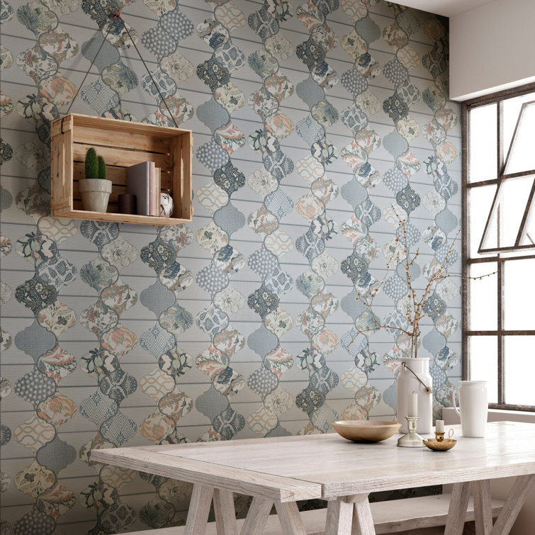 Tula 6.25'' x 12.75'' Multicolor Porcelain Patterned Wall & Floor Tile