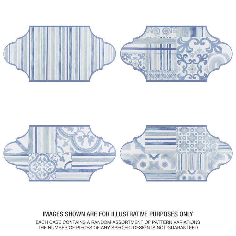 Royal Garden Blue and White Porcelain Wall and Floor Tile