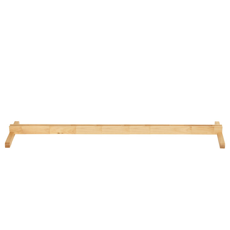 Natural Wood 4-Panel Folding Screen Room Divider Stand
