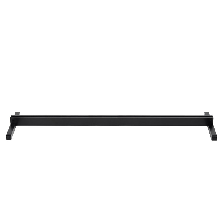 Black Stained Wood 3-Panel Room Divider Stand