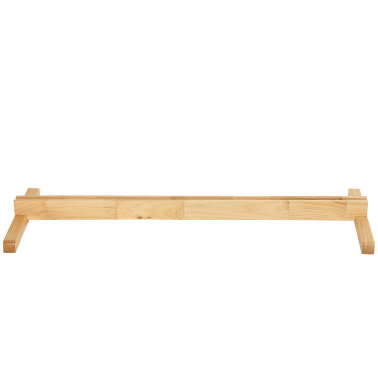 Natural Wood 3-Panel Room Divider Stand