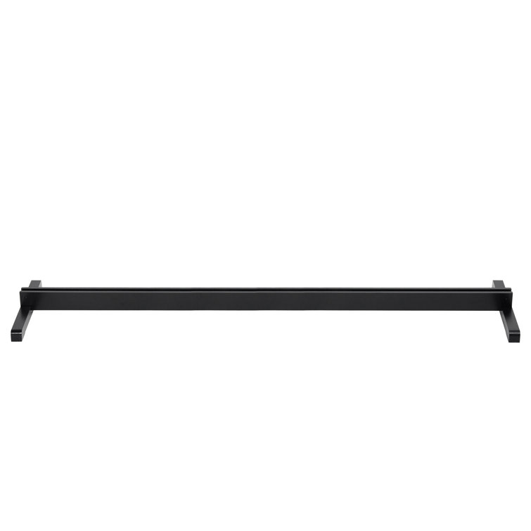 Black Stained Wood 3-Panel Room Divider Stand