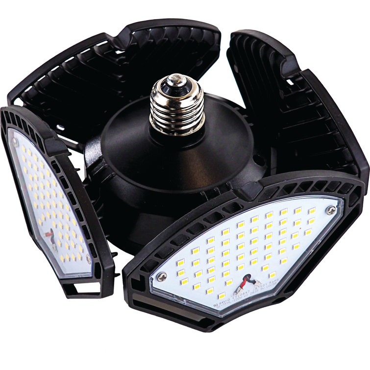 Ultra-Bright Adjustable 4-Panel LED Garage Light