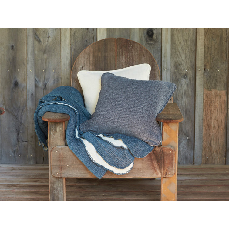 Charcoal Organic Cotton Reversible Baby Blanket